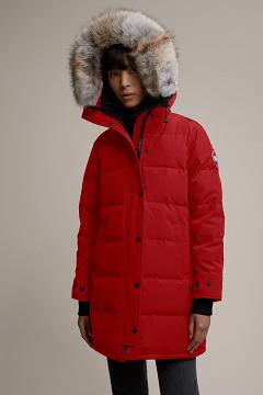 Chamarras Canada Goose Mujer México - Shelburne Abrigos Rojos Oscuro BU5903468